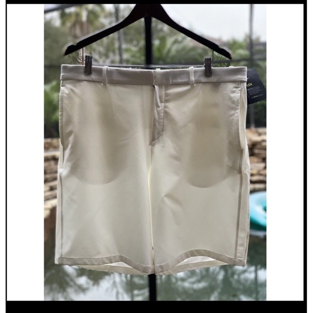 Nike Flex Golf Shorts for Men, Light Bone, Size 38, New Activewear